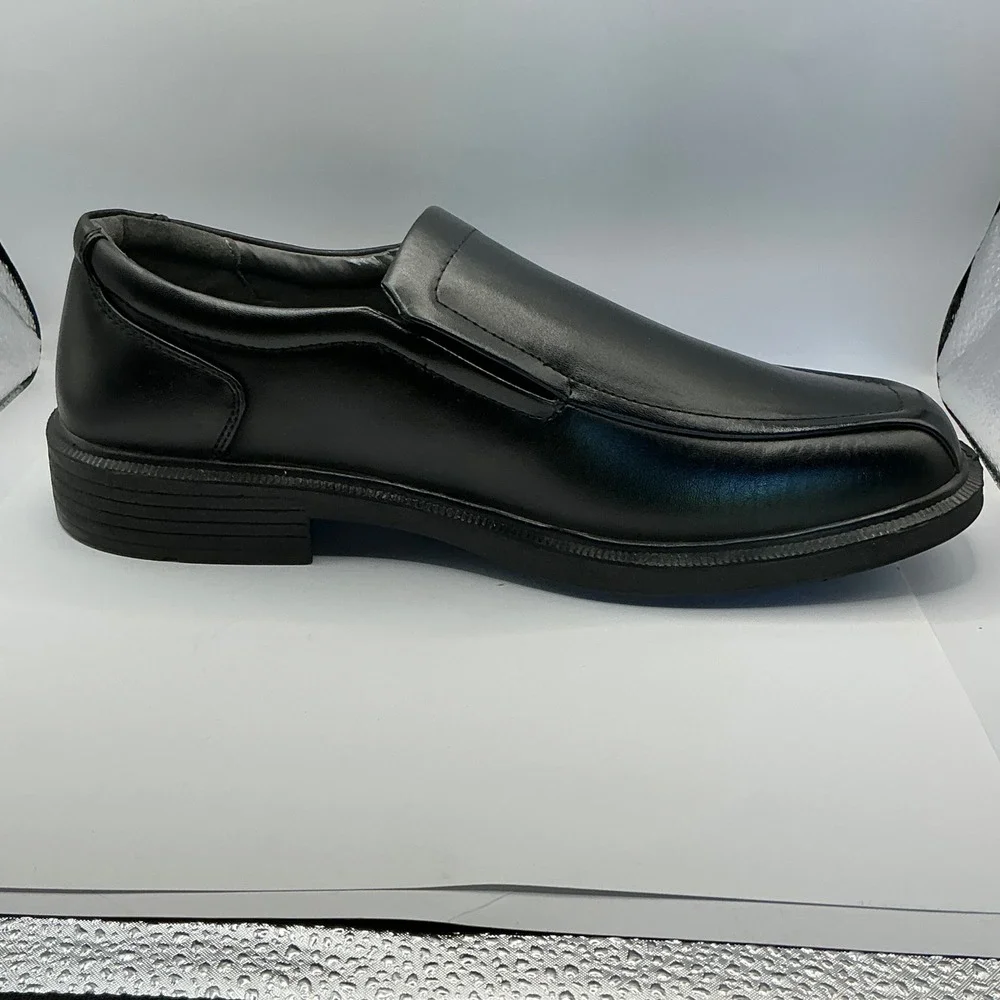 Covington‎ Sheffield Mens Black Slip On Dress Shoes Wide Width 10.5 34006 New